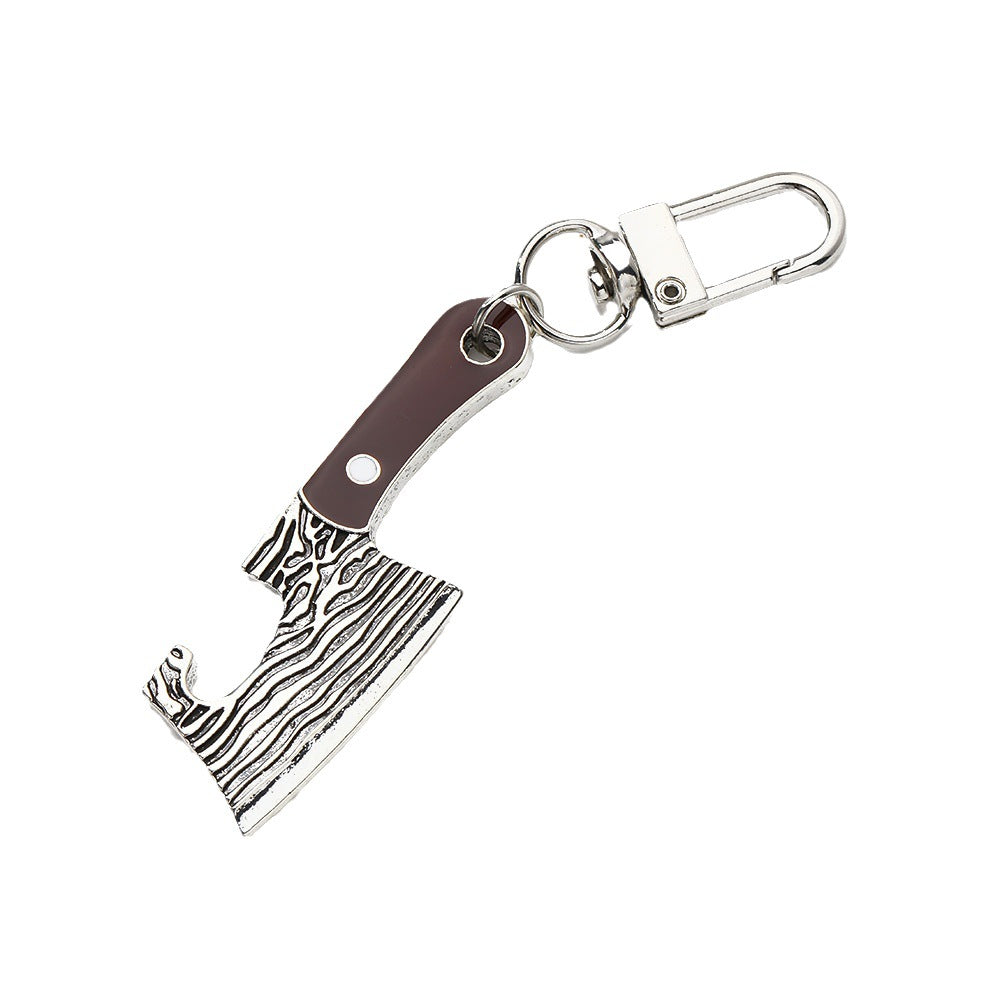 Wholesale Alloy Simulated Kitchen Knife Keychains